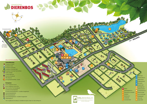 Plattegrond van Dierenbos