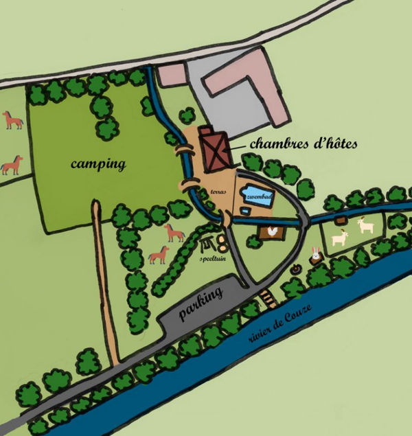 Plattegrond van Domaine des Lilas