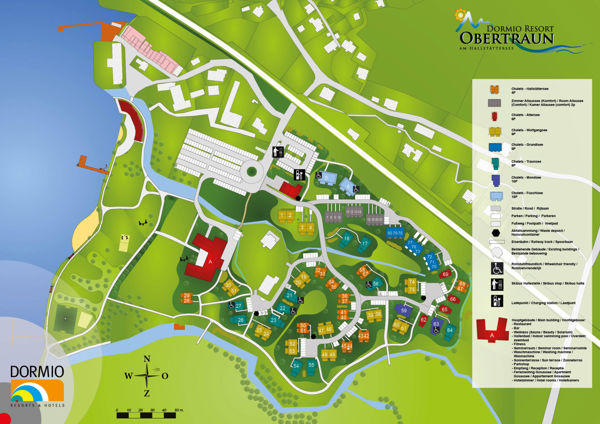 Plattegrond van Dormio Resort Obertraun