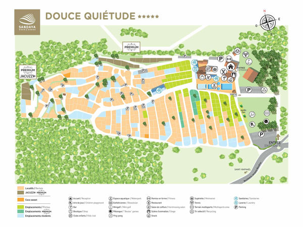 Plattegrond van Douce Quietude