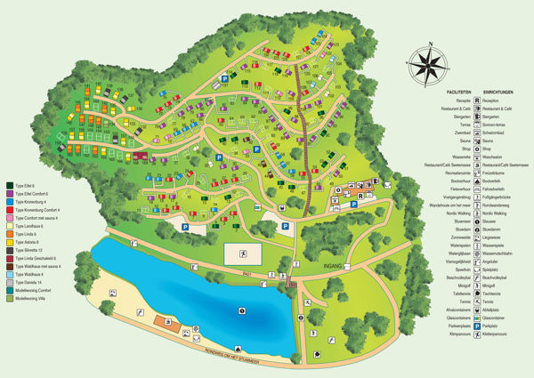 Plattegrond van Eifelpark Kronenburger See