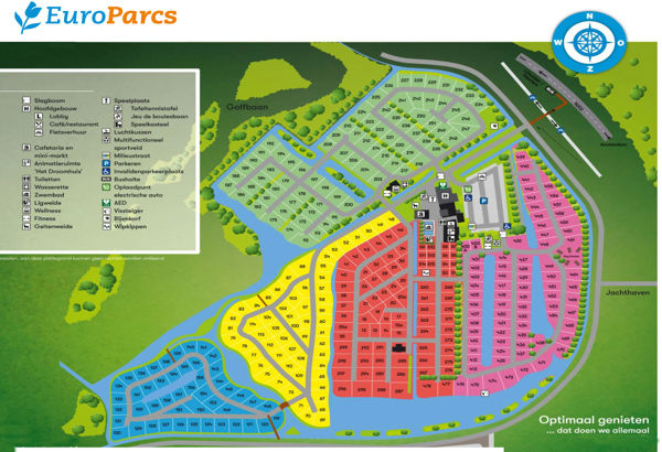 Plattegrond van EuroParcs Buitenhuizen
