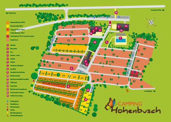 Plattegrond van Hohenbusch