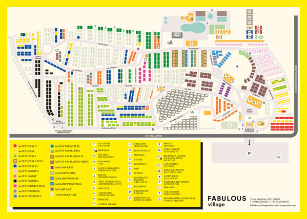 Plattegrond van hu Fabulous village