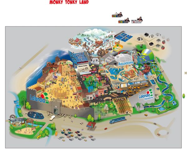 Plattegrond van Lalandia Billund