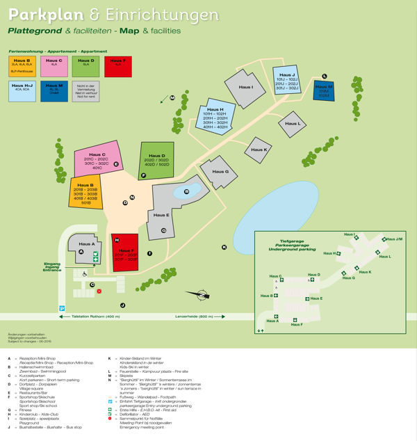 Plattegrond van Landal Alpine Lodge Lenzerheide
