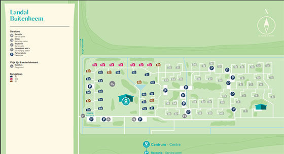 Plattegrond van Landal Buitenheem