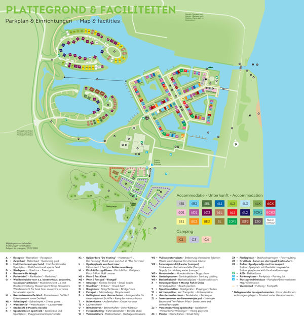 Plattegrond van Landal Esonstad