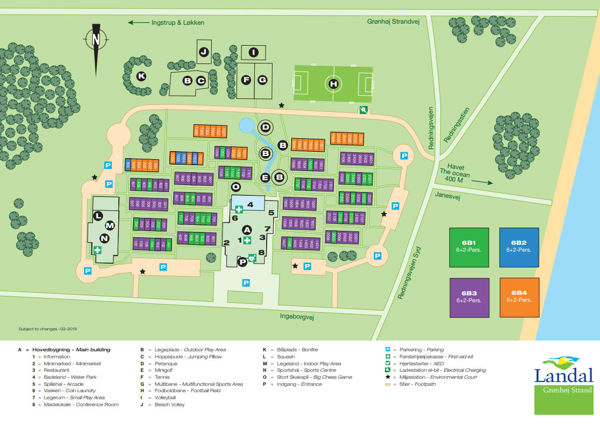Plattegrond van Landal Grønhøj Strand
