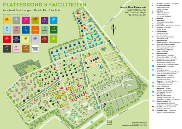 Plattegrond van Landal Mooi Zutendaal