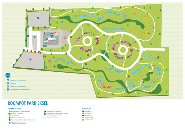Plattegrond van Landal Park Eksel