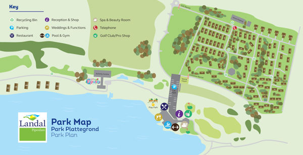 Plattegrond van Landal Piperdam