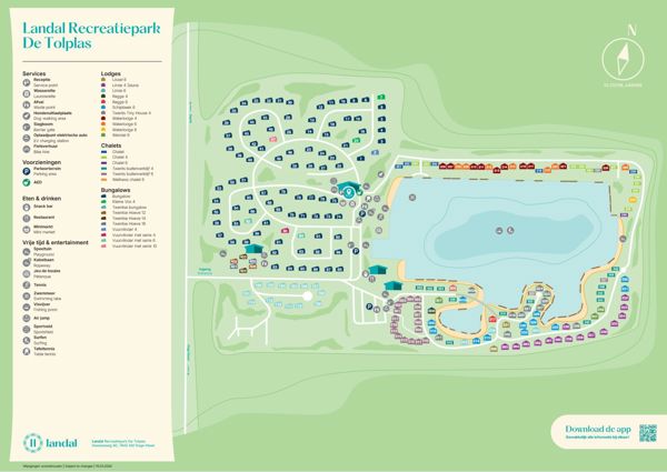 Plattegrond van Landal Recreatiepark De Tolplas