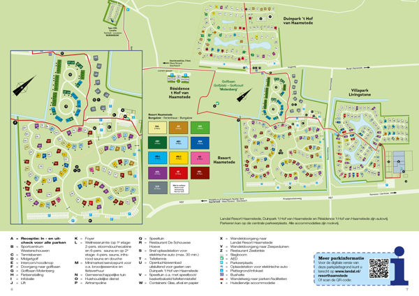 Plattegrond van Landal Resort Haamstede
