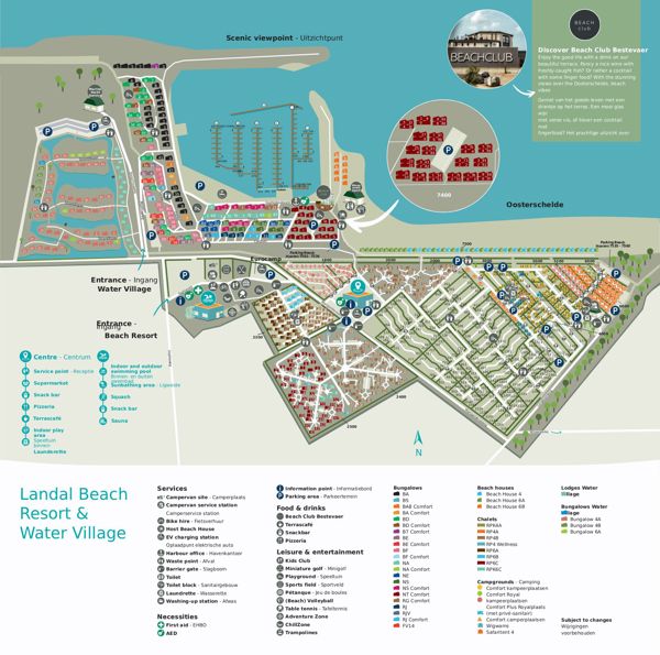 Plattegrond van Landal Water Village