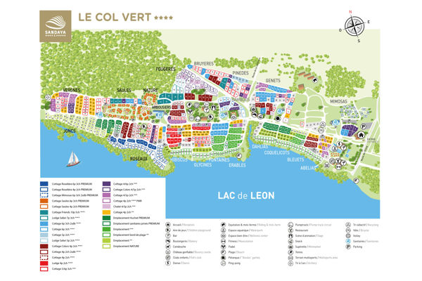 Plattegrond van Le Col Vert