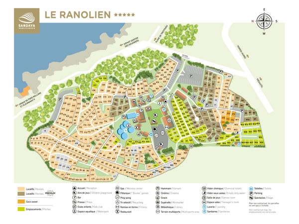 Plattegrond van Le Ranolien