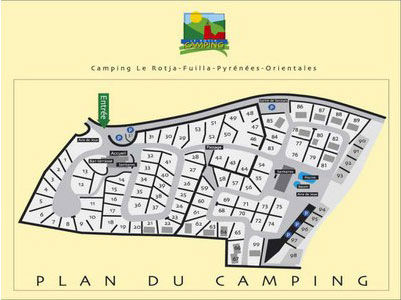 Plattegrond van Le Rotja