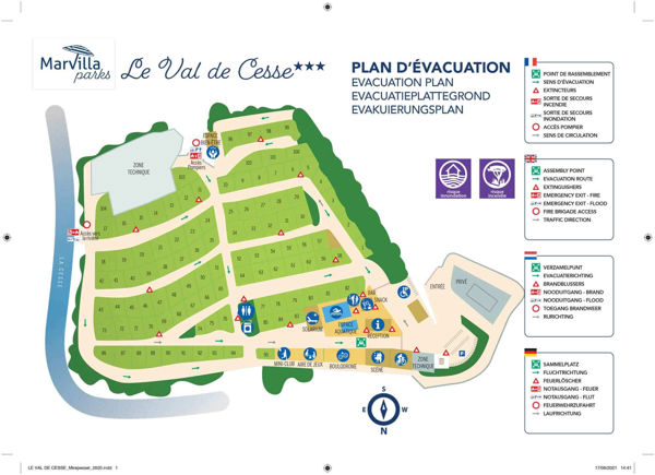 Plattegrond van Le Val De Cesse