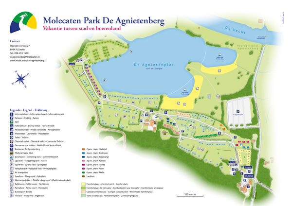 Plattegrond van Molecaten Park De Agnietenberg