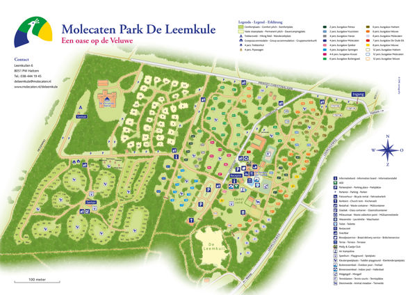 Plattegrond van Molecaten Park De Leemkule