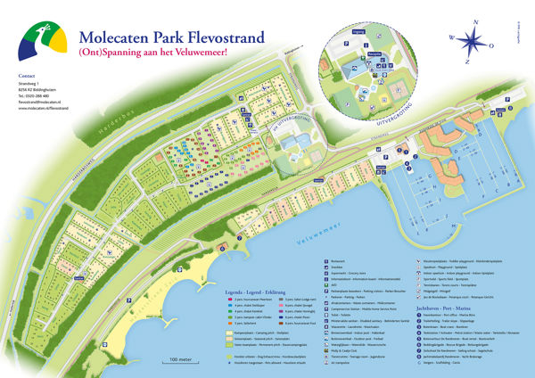 Plattegrond van Molecaten Park Flevostrand