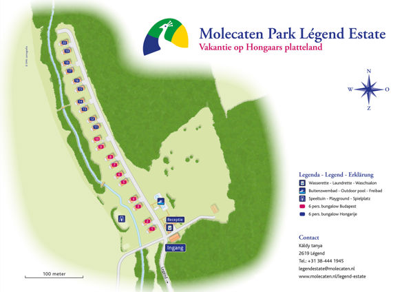 Plattegrond van Molecaten Park Legend Estate