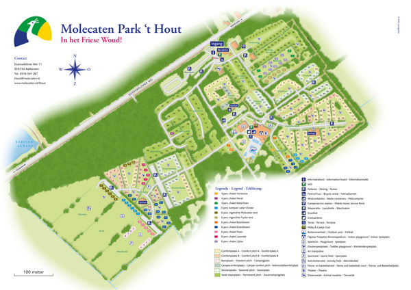 Plattegrond van Molecaten Park 't Hout