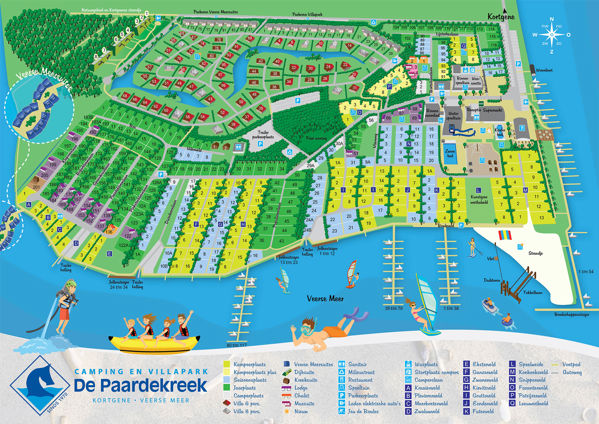 Plattegrond van Paardekreek