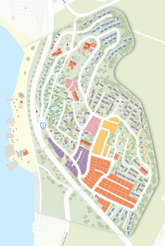 Plattegrond van Porton Nature Hideouts