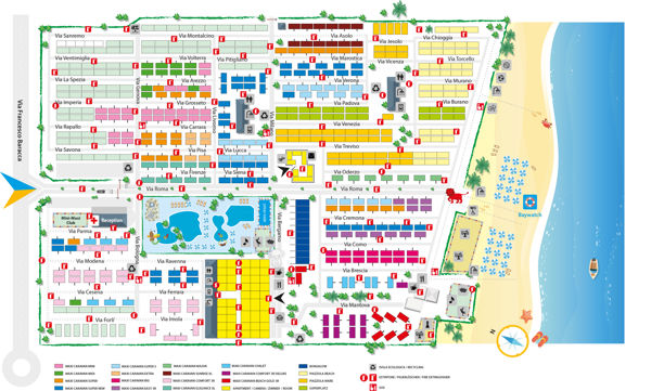 Plattegrond van Residence Village