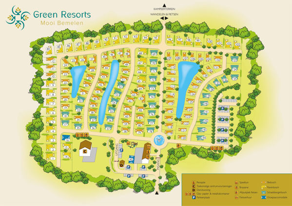 Plattegrond van Resort Mooi Bemelen