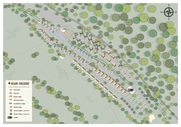 Plattegrond van Resort Walsdorf