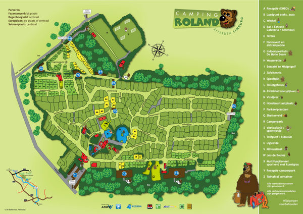 Plattegrond van Roland