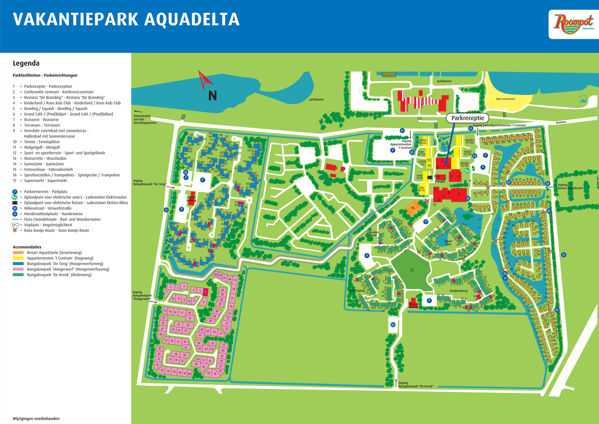 Plattegrond van Summio Parc Aquadelta