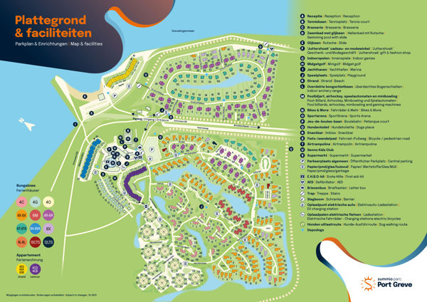 Plattegrond van Summio Parc Port Greve