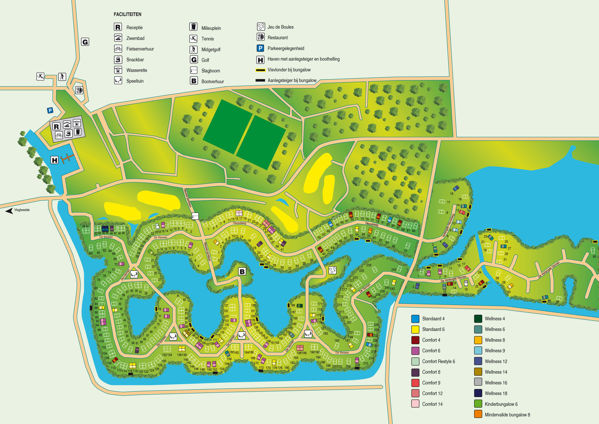 Plattegrond van Summio Vakantiepark Emslandermeer