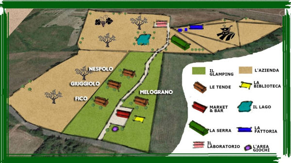 Plattegrond van Tenuta San Pierino