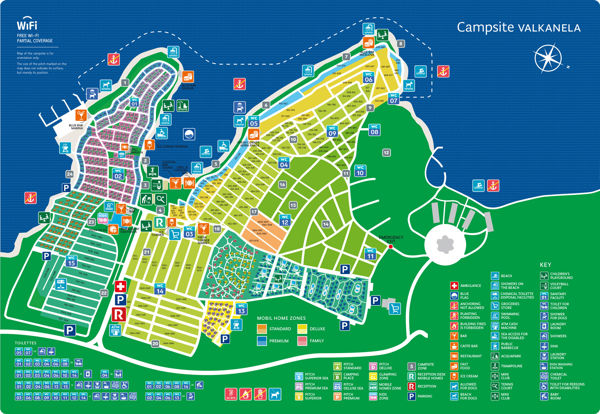 Plattegrond van Valkanela
