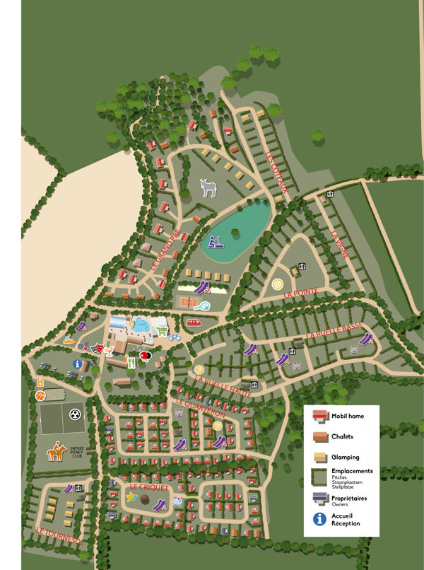Plattegrond van Village de la Guyonnière