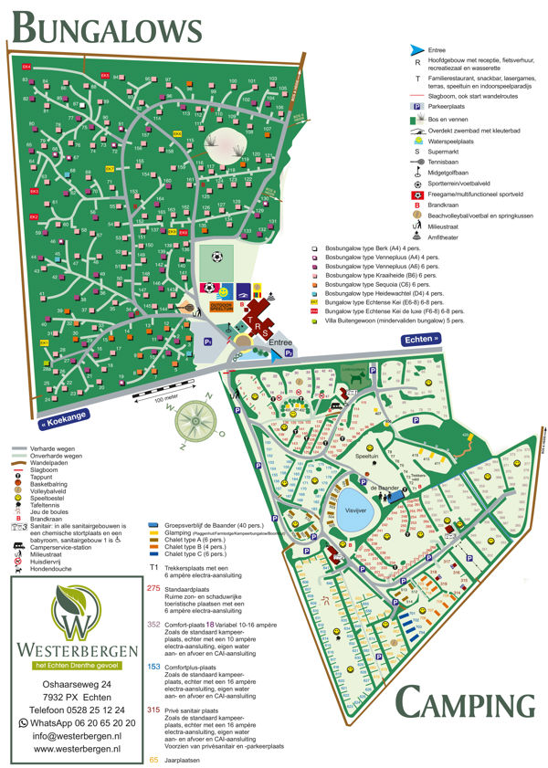 Plattegrond van Westerbergen