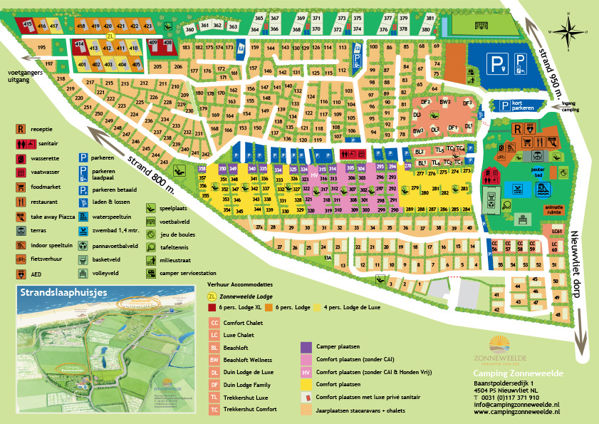 Plattegrond van Zonneweelde