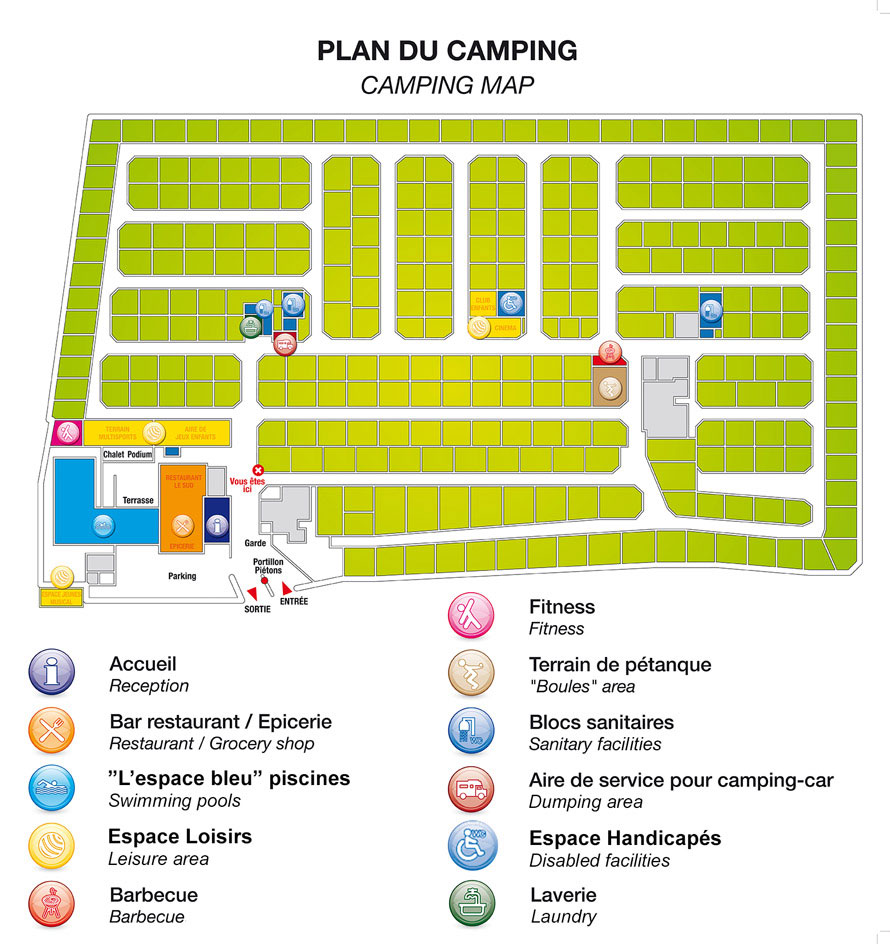 Plattegrond Abri de Camargue