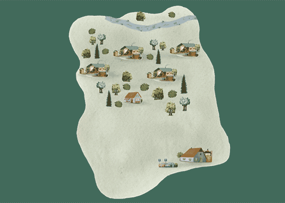 Plattegrond camping BoerenBed Chesters Collection - geplaatst door Huurtent.be