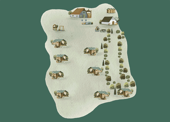 Plattegrond camping BoerenBed College Farm - geplaatst door Huurtent.be