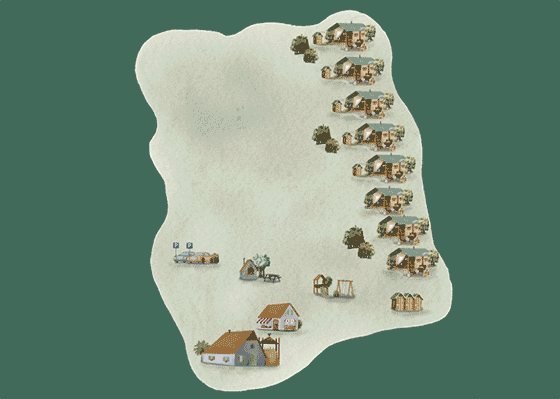 Plattegrond camping BoerenBed De Zeekraal - geplaatst door Huurtent.be