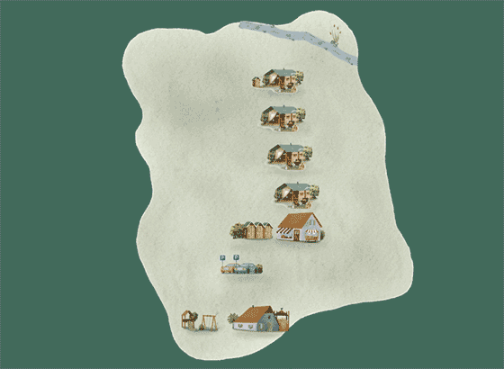 Plattegrond camping BoerenBed Heydon Grove Farm - geplaatst door Huurtent.be