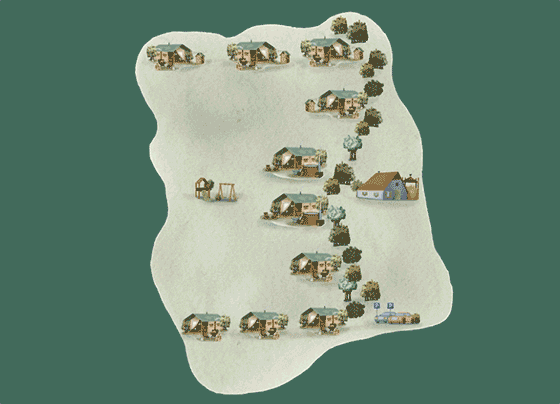 Plattegrond camping BoerenBed Hoeve De Pippert - geplaatst door Huurtent.be