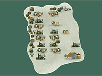 Plattegrond camping BoerenBed Hoeve Zeeland - geplaatst door Huurtent.be