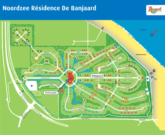 Plattegrond De Banjaard - geplaatst door Huurtent.be